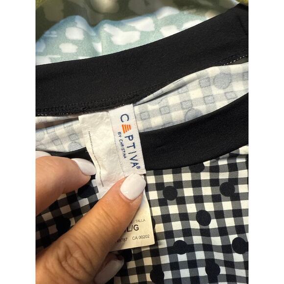 CAPTIVA BY CHRISTINA rashguard swim shirt SPF protection size L large - Picture 6 of 6